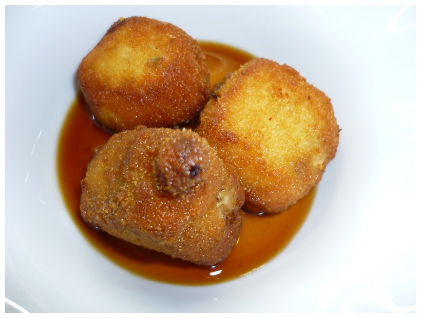 A Tu Gusto croquetas de jamon y boletus 